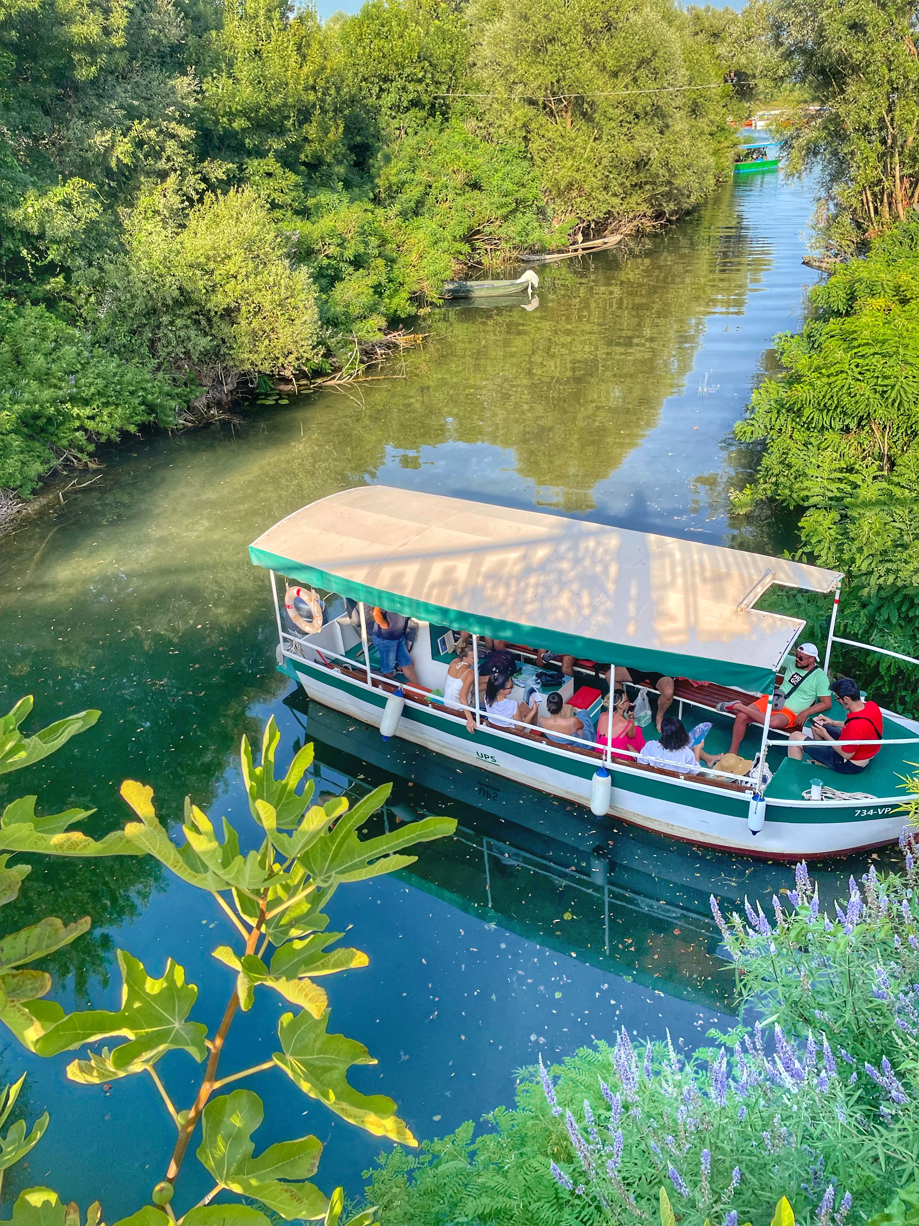 Classic boat tour on Skadar Lake