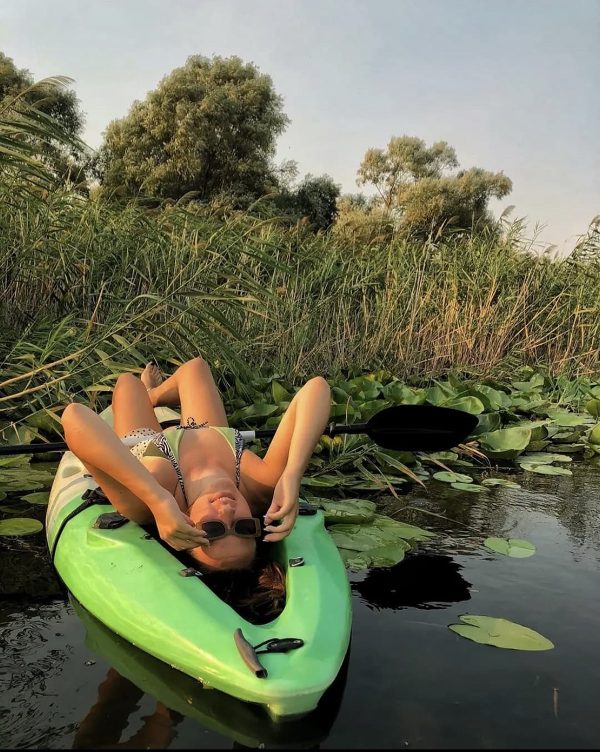 Kayaking on Skadar Lake