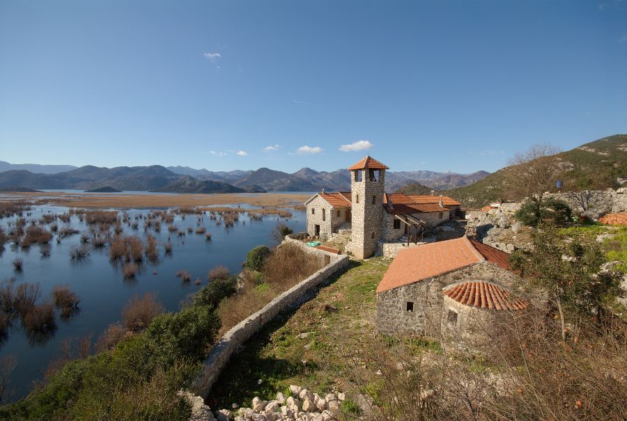 Monastery Kom on Skadar Lake