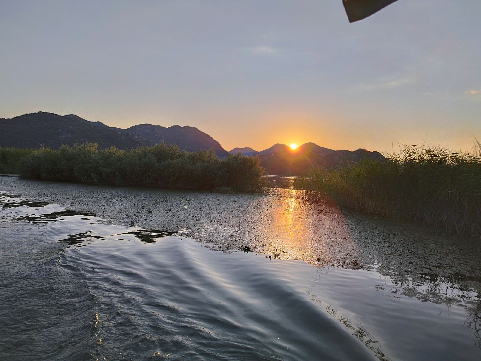 Sunset on Skadar Lake