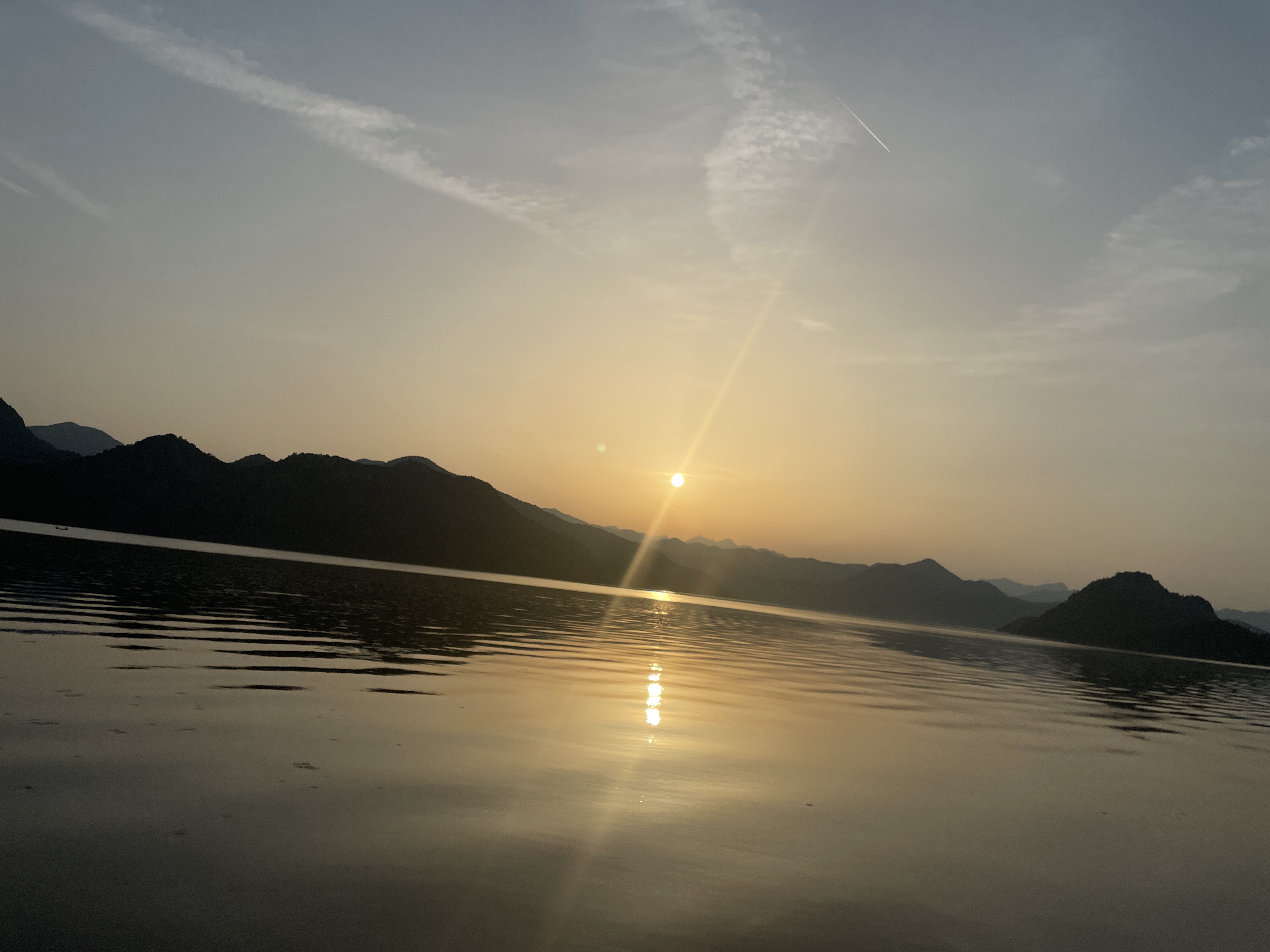 Sunset on Skadar Lake